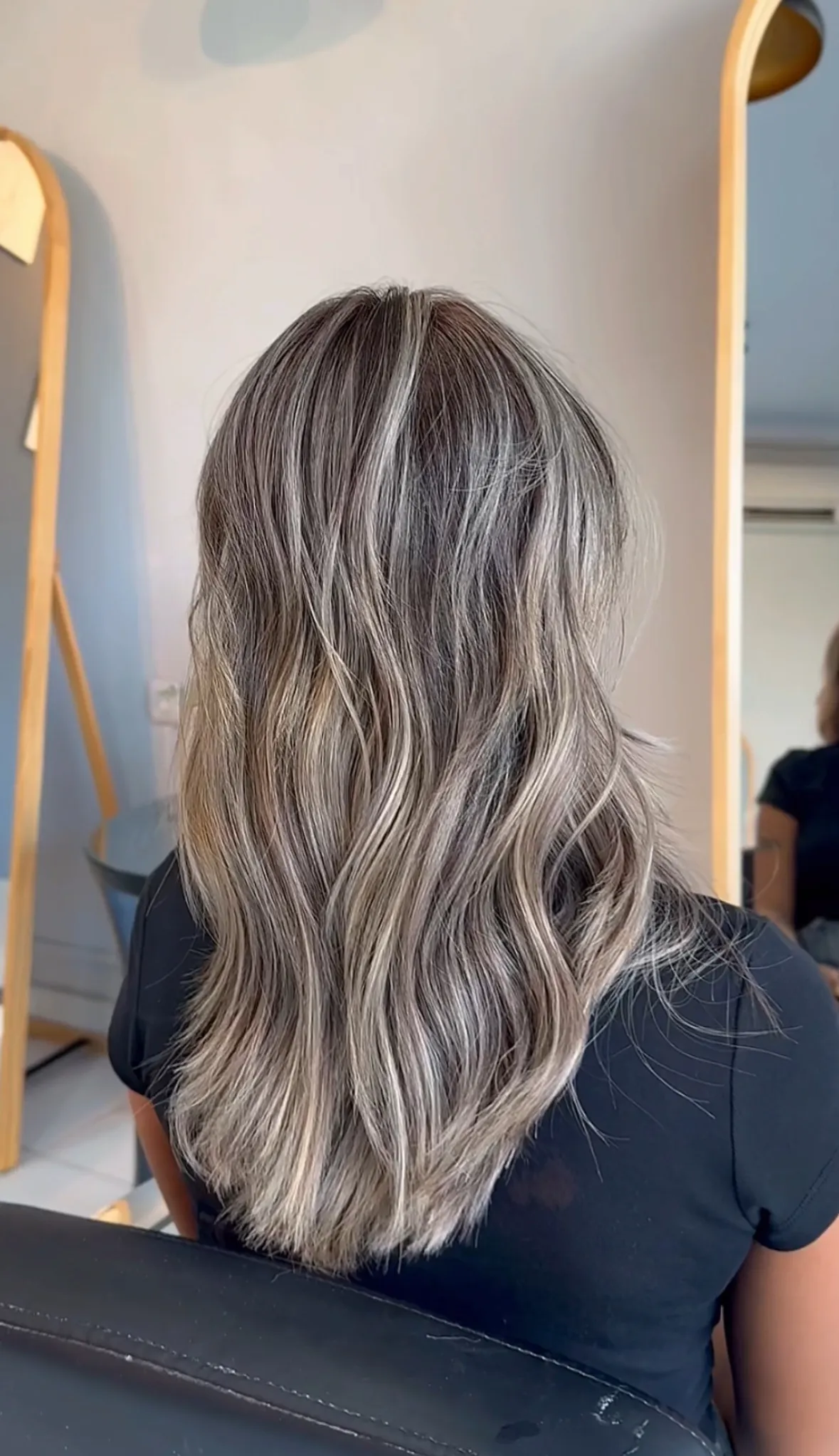 Multi-technique hair colouring result showing dimensional colour