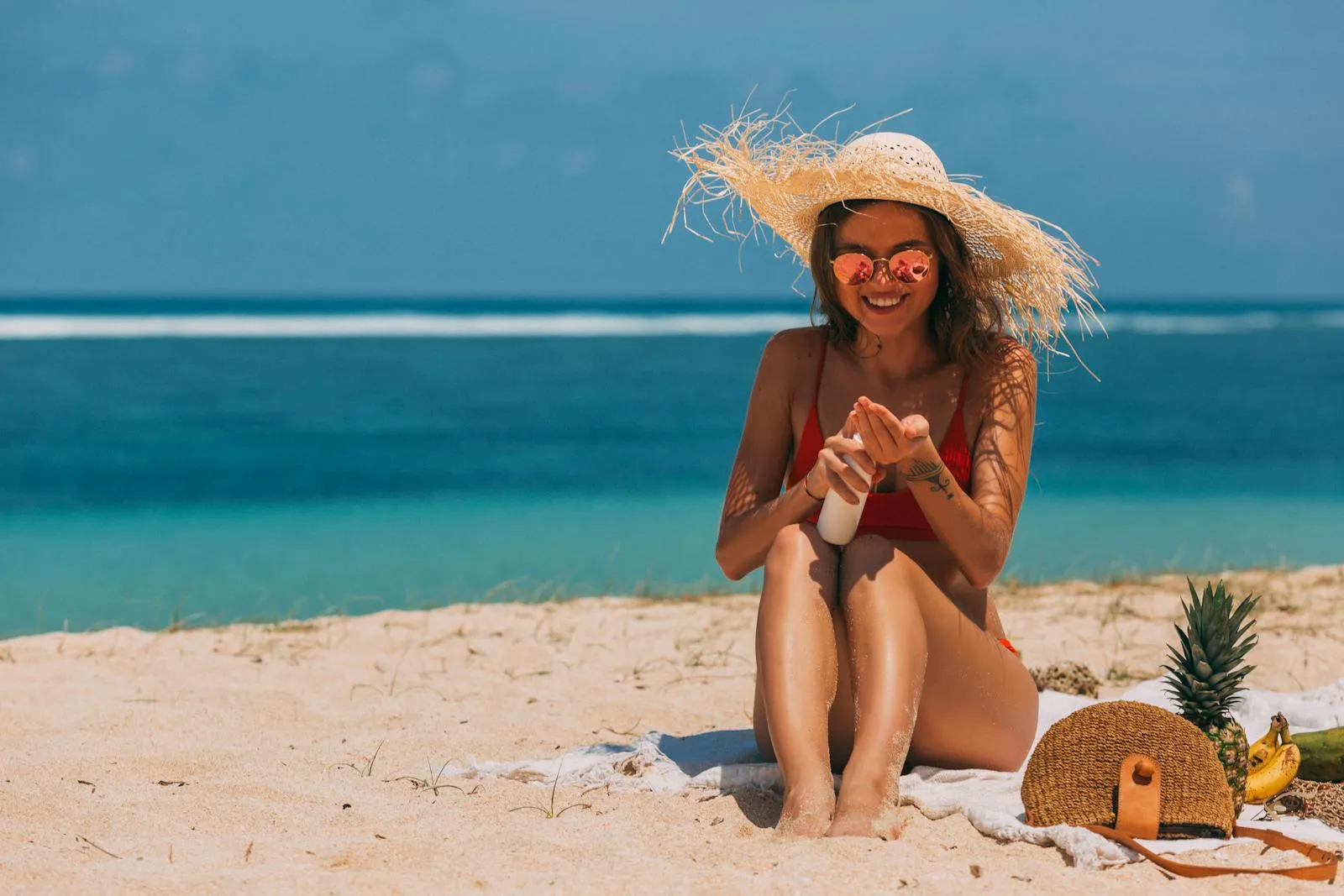 Skincare protection in Bali's tropical climate